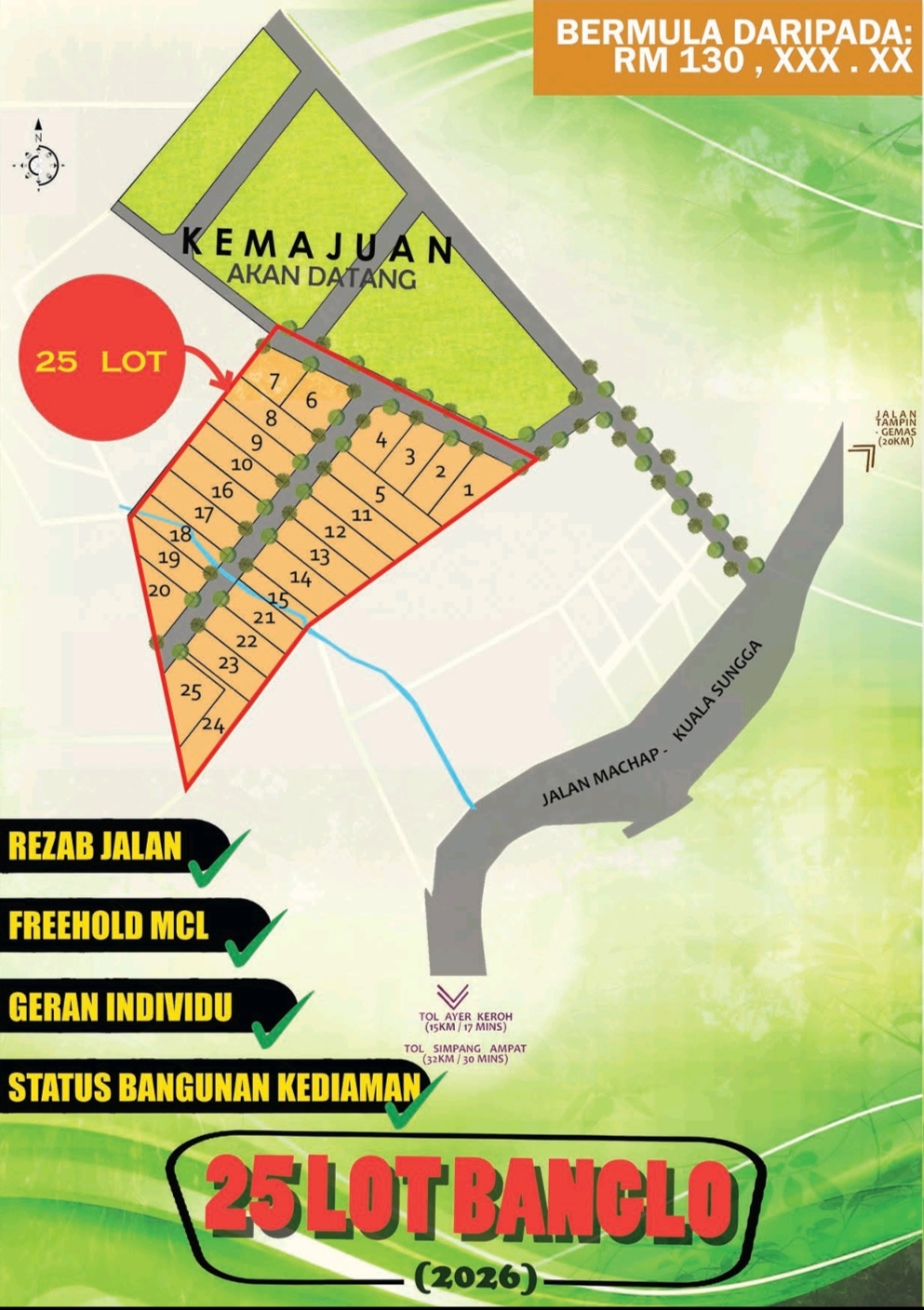 Lot Banglo Alor Gajah Melaka